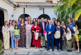 Reunião de apresentação da Seção Internacional Francesa do Colégio Christus na Aliança Francesa de Fortaleza